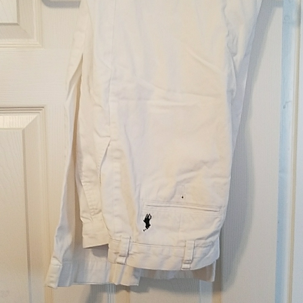 Ralph Lauren White Suffield Pants